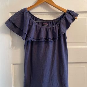 Lilly Pulitzer Asymmetrical Ruffle Top - Size S